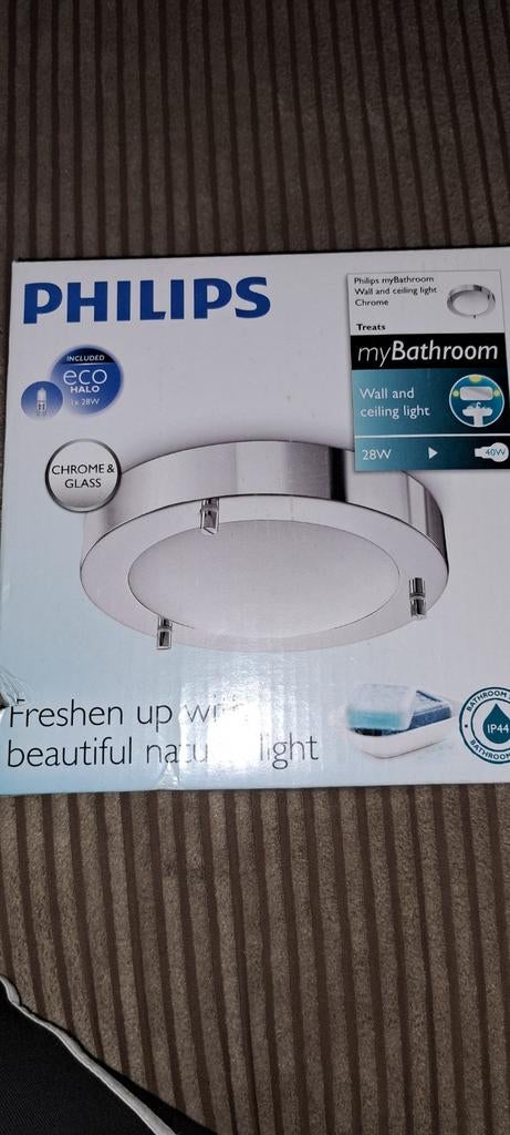 Philips badkamerlamp, Ophalen of Verzenden, Nieuw, Metaal of Aluminium