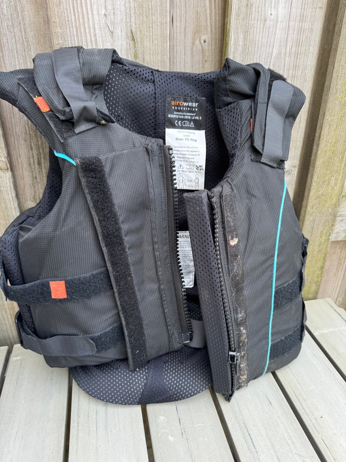 Airowear bodyprotector voor paardrijden, Ophalen, Gebruikt