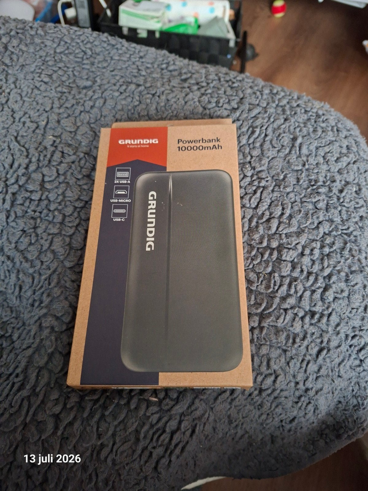 Nog 4 nieuwe Grundig Powerbanks 10000mAh, Ophalen of Verzenden, Nieuw, Grundig