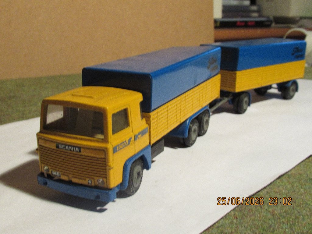 Tekno  Scania  140, Ophalen of Verzenden, Zo goed als nieuw, Bus of Vrachtwagen, Tekno