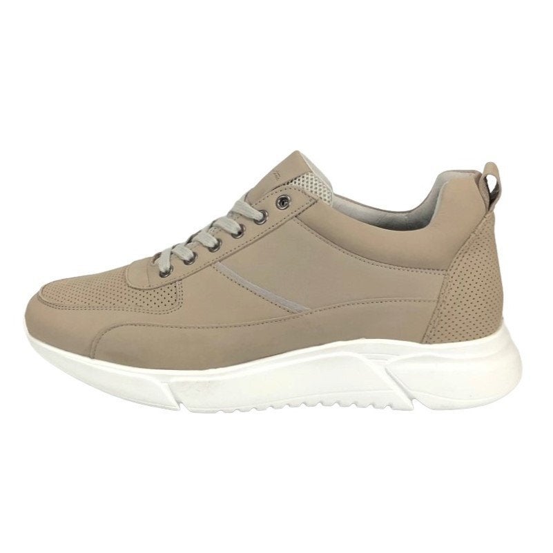 LIVINGSTONE maat 40 lerensneaker beige gratis verzenden, Kleding | Heren, Schoenen, Overige kleuren, Verzenden, LIVINGSTONE BY PIEDRO