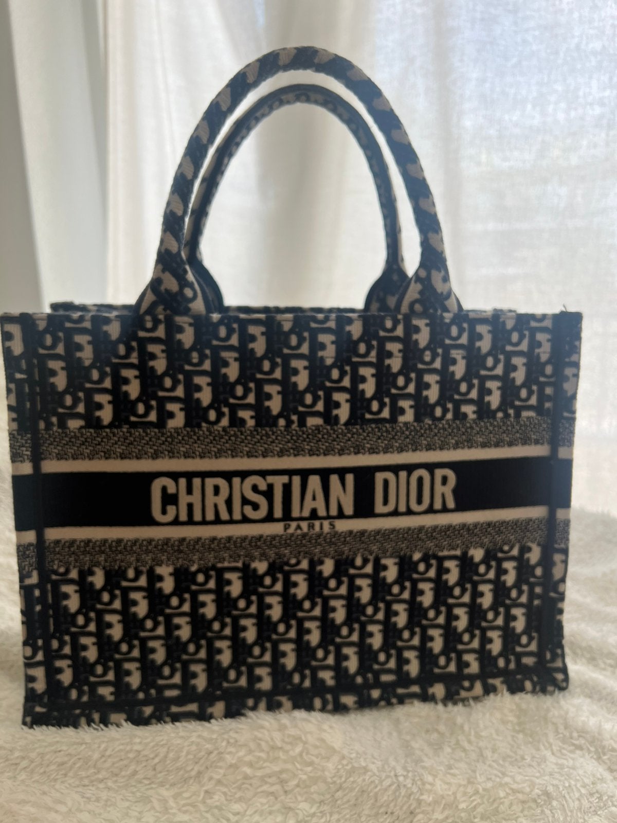 Christian Dior Shopper, Sieraden, Tassen en Uiterlijk, Tassen | Damestassen, Ophalen of Verzenden, Zo goed als nieuw, Zwart, Shopper