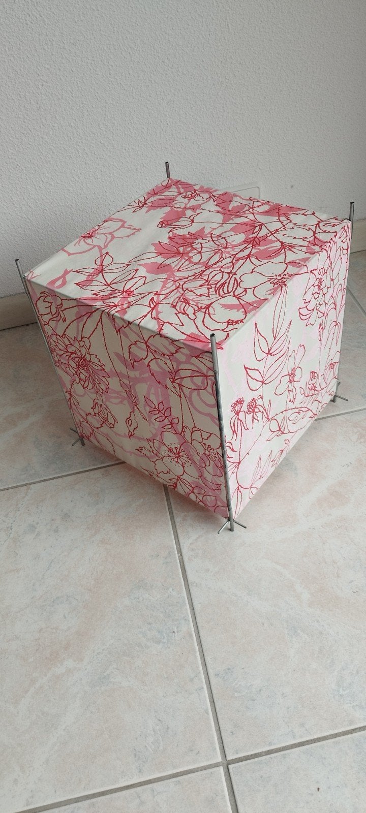 Zeldzame Lotek lamp Benno Prmsela rood/roze, Ophalen, Gebruikt, Designklassieker