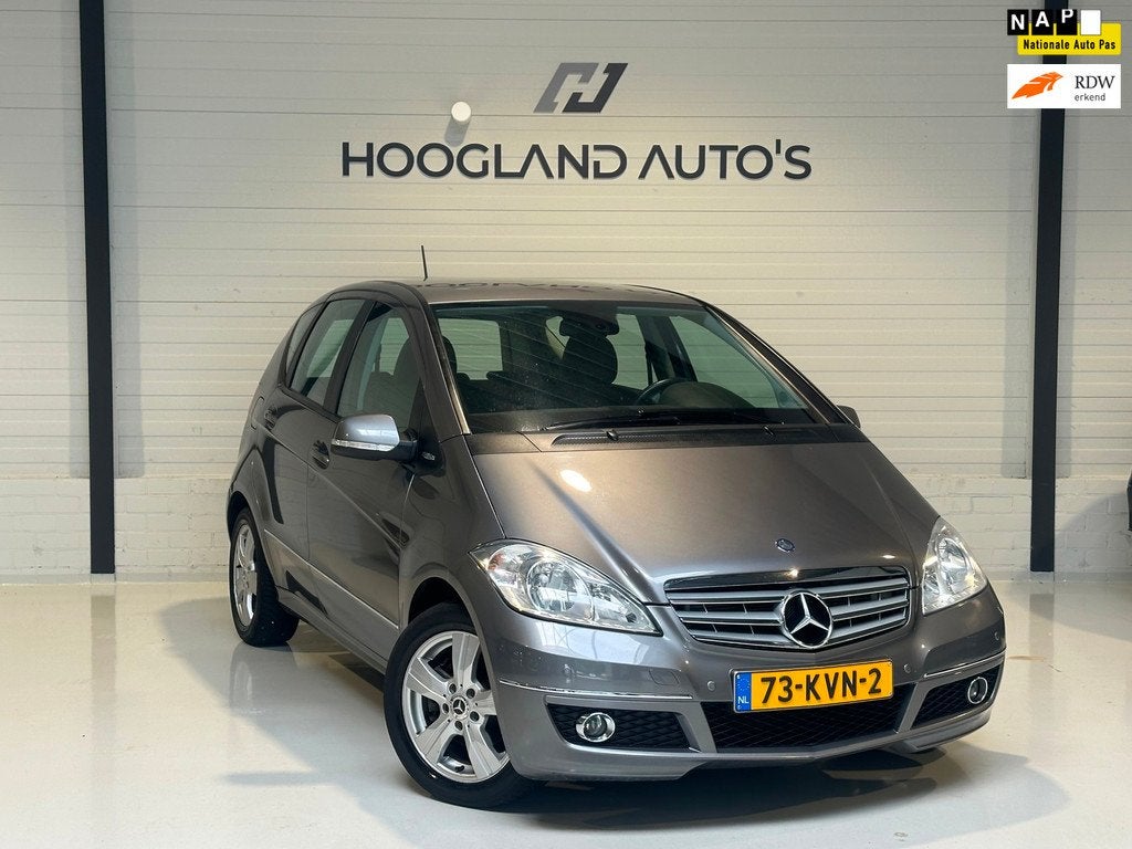 Mercedes-Benz A-klasse 1.7 180 Avantgarde Automaat 2010, Auto's, Gebruikt, Zwart, 4 cilinders, Euro 4
