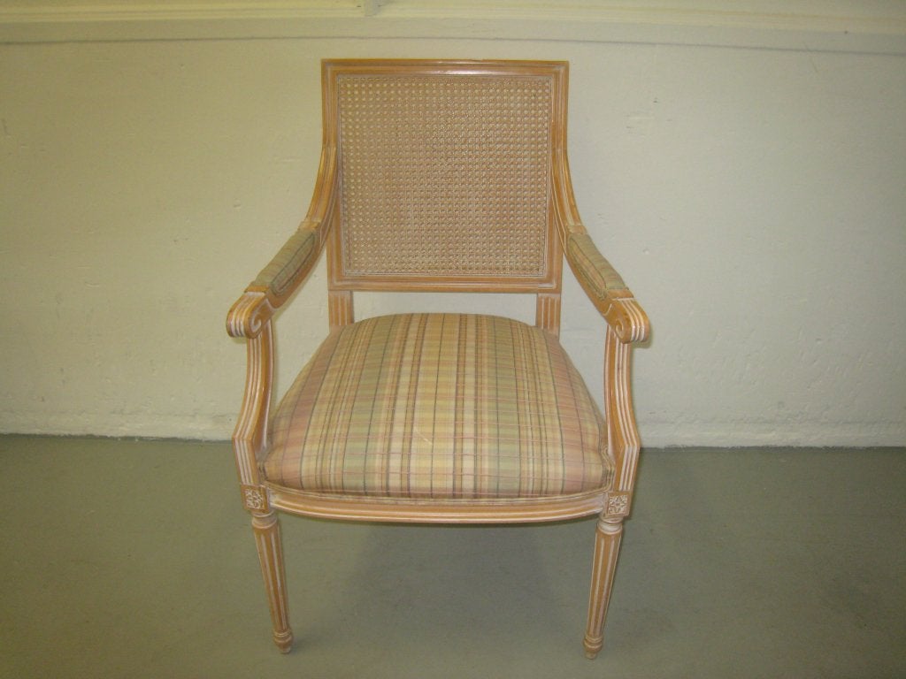 Stoel met leuningen en webbing, hoog 48/93, breed 60, diep 6, Huis en Inrichting, Stoelen, Niet ingevuld, Gebruikt, Niet ingevuld
