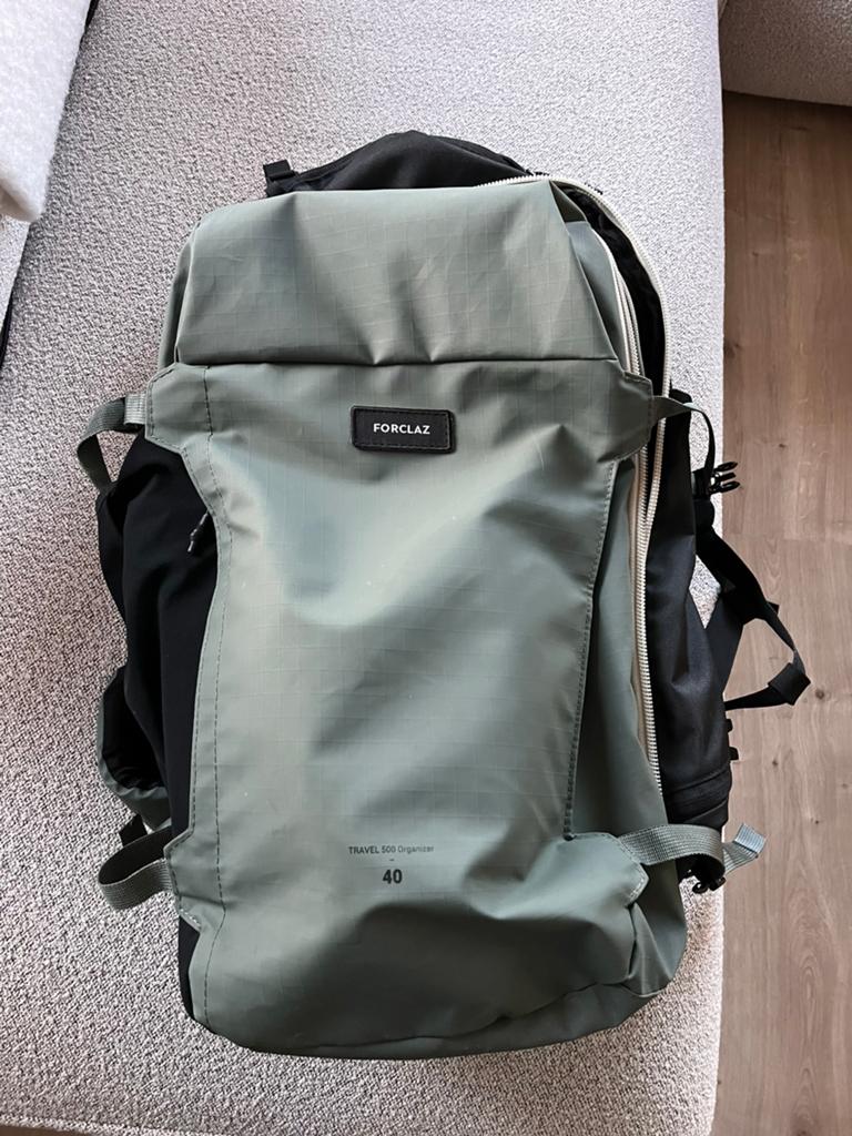 Forclaz travel organizer 500 rugzak, 40 cm of meer, Ophalen of Verzenden, Zo goed als nieuw, Waterdicht