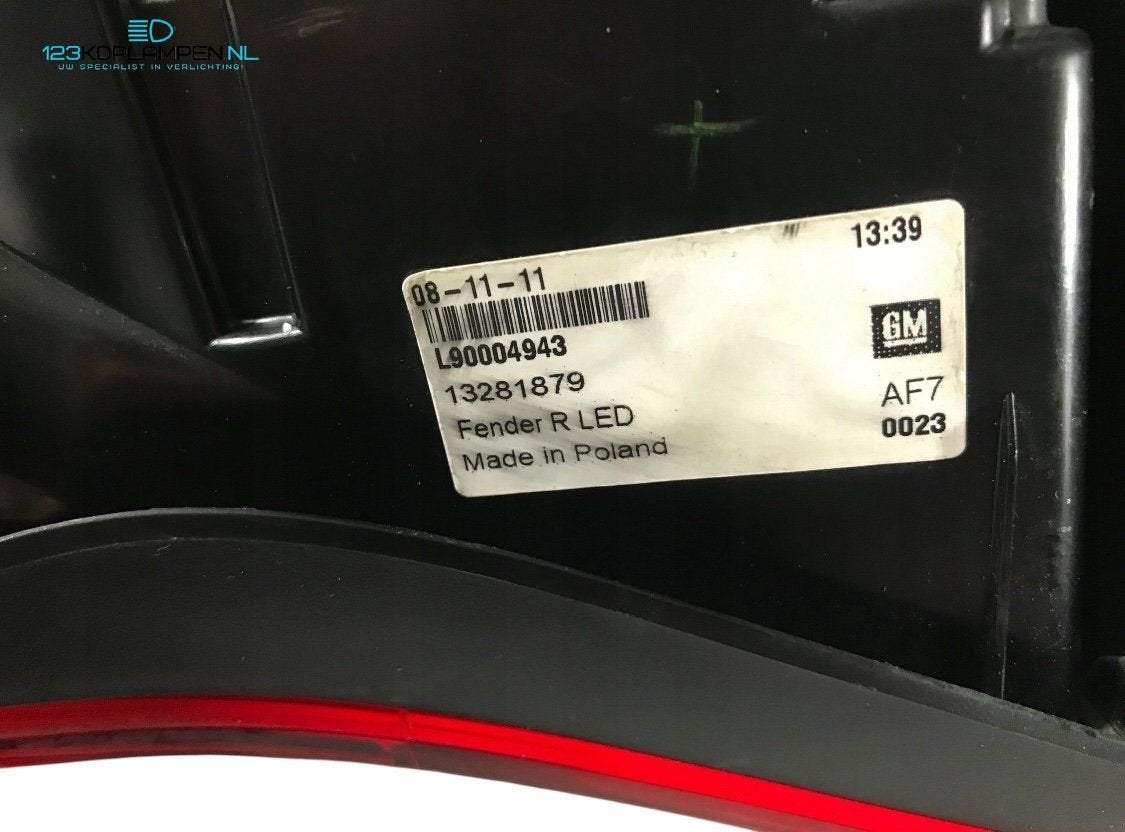 Opel Astra J GTC achterlicht rechts LED, Gebruikt, -, Opel, Ophalen of Verzenden