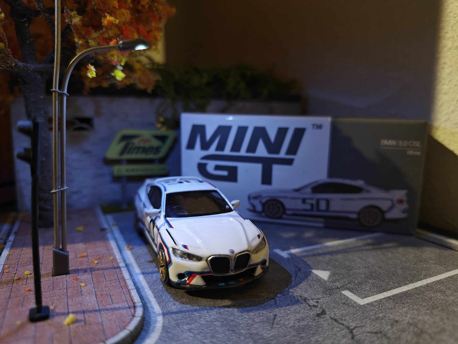 Mini GT BMW 3.0 CSL Wit Diecast Modelauto #863, Ophalen of Verzenden, Nieuw, Auto