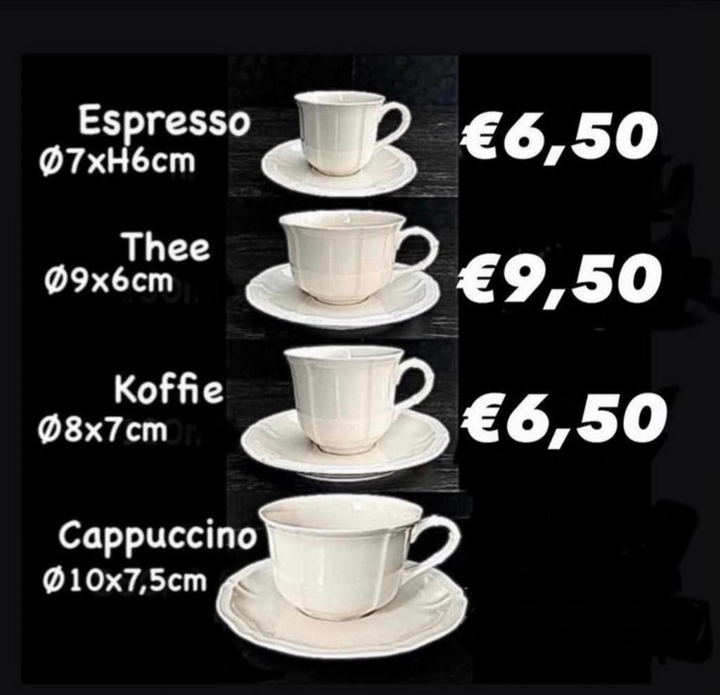 Villeroy & Boch Manoir Vitro ••BIJNA.GRATIS️.ACTIE••, Ophalen of Verzenden, Zo goed als nieuw, Porselein, Kop(pen) en/of Schotel(s)