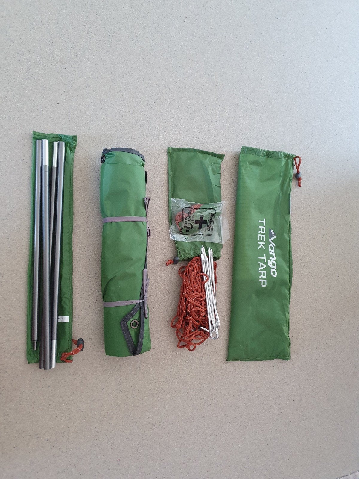 Nieuwe lichtgewicht Vango Trek Tarp - groen, Ophalen of Verzenden, Nieuw