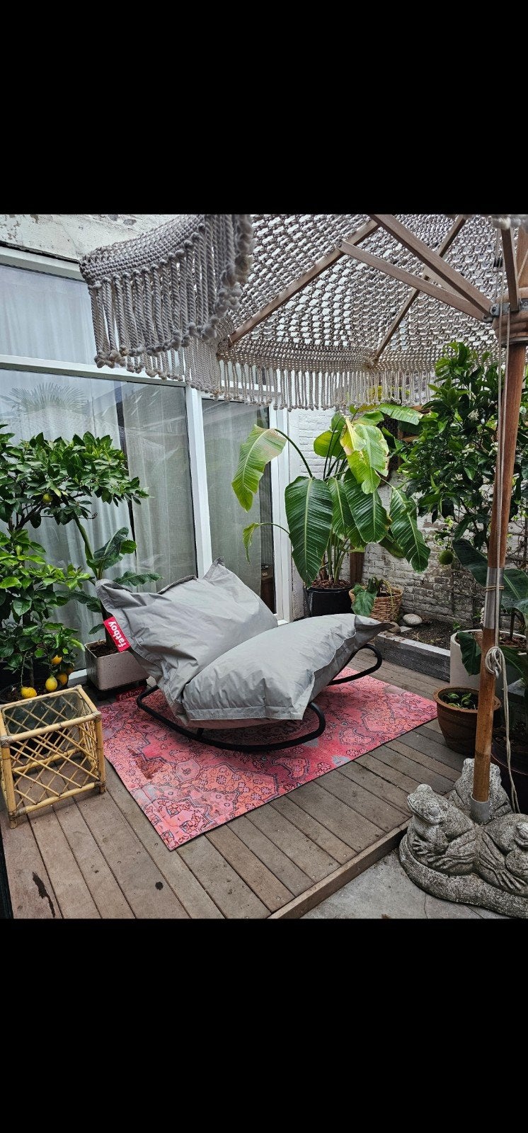 Fatboy Rock 'n Roll  rocking chair schommelstoel zitzak, Ophalen, Gebruikt, Twee, Tuin home Design tuinstoel zitzak modern