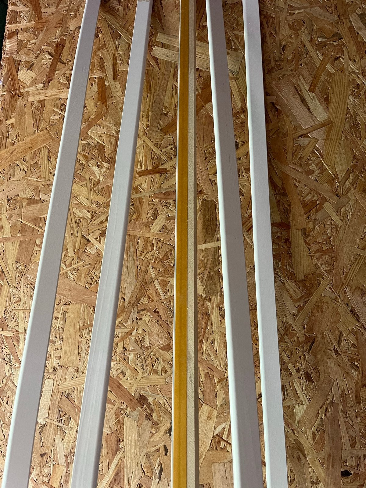 5 Nieuwe plakplinten - Wit, Ophalen, Kunststof, Nieuw, 250 cm of meer