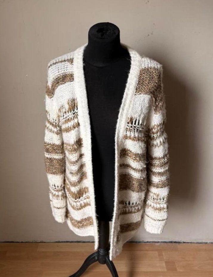 Kocca mooi zacht vest van wolmix mt M ZGAN, Ophalen of Verzenden, Zo goed als nieuw, Maat 38/40 (M), Beige