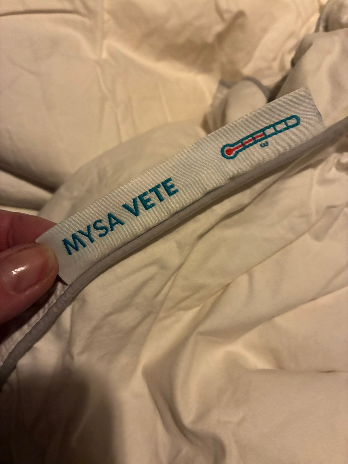 Mysa vete 4 seizoenen dekbed ikea, Gebruikt, Wit, Tweepersoons, Dons en Veren