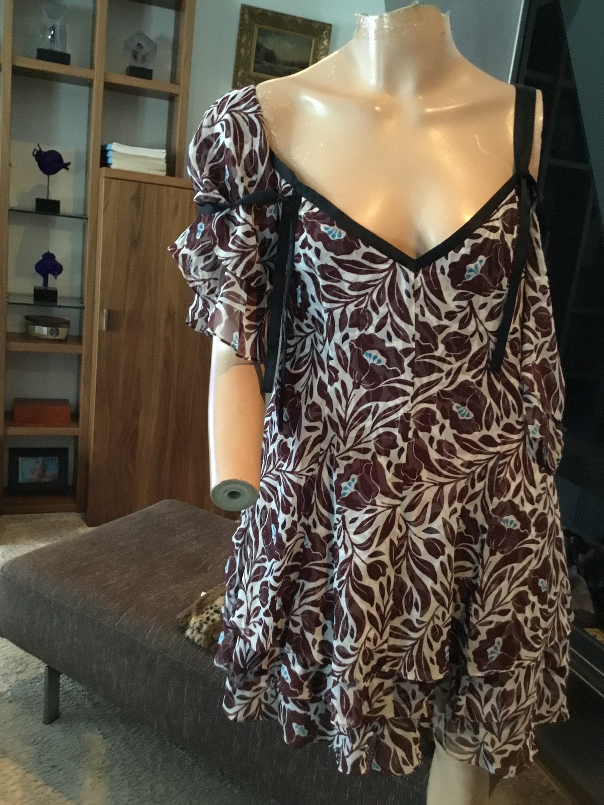 CINQ A SEPT jurk maat s origineel 100% SILK NIEUW, R, T, Ophalen of Verzenden, Zo goed als nieuw