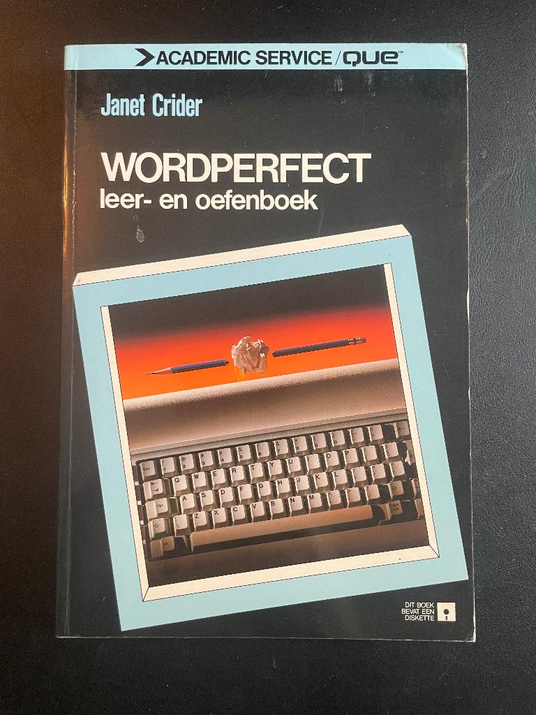 Wordperfect Lee- en oefenboek - Janet Crider, Computers en Software, Vintage Computers, Ophalen of Verzenden