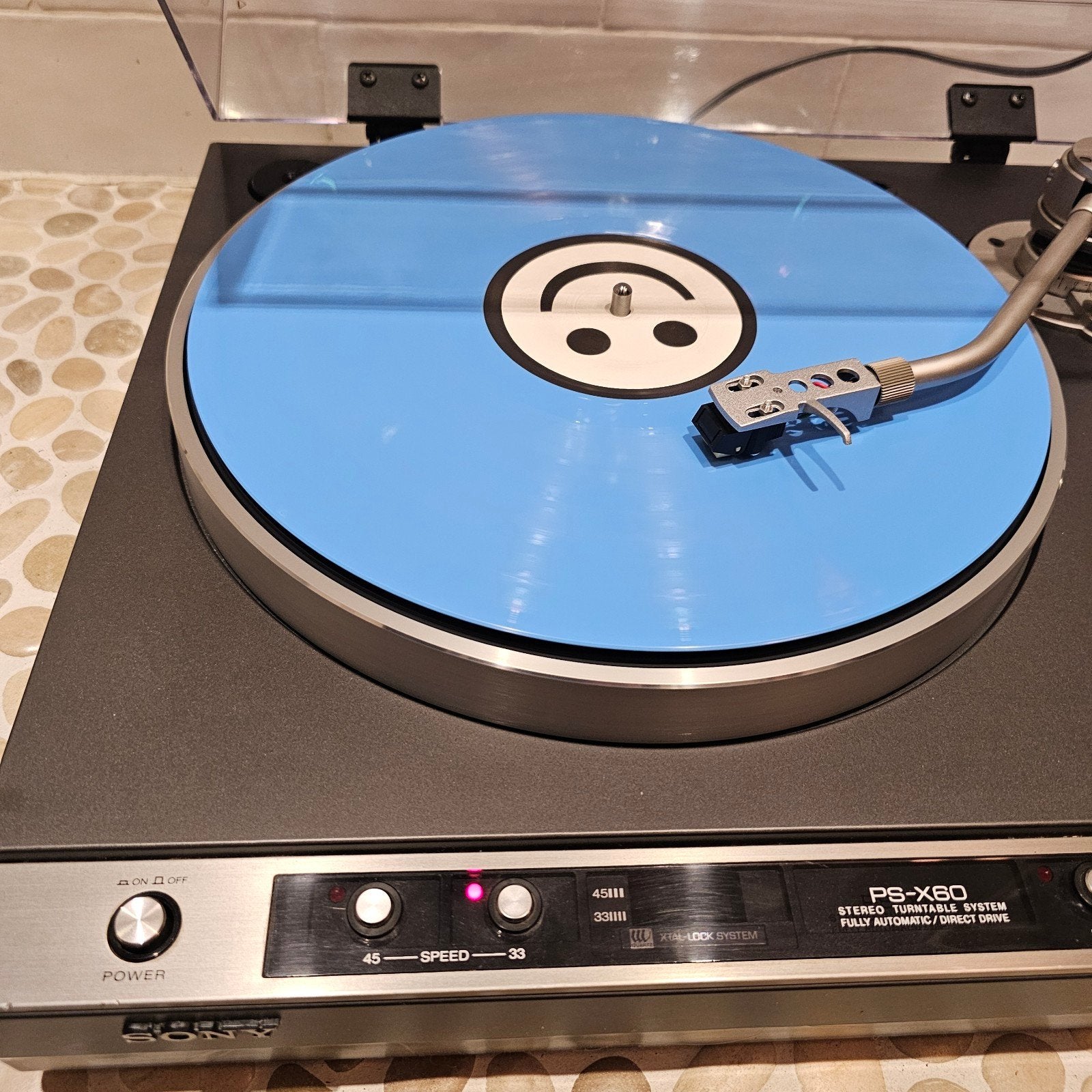 Sony PS-X60 Vintage gouden jaren 80 topper,12kg, serviced, SONY, Automatisch, Refurbished, Ophalen of Verzenden