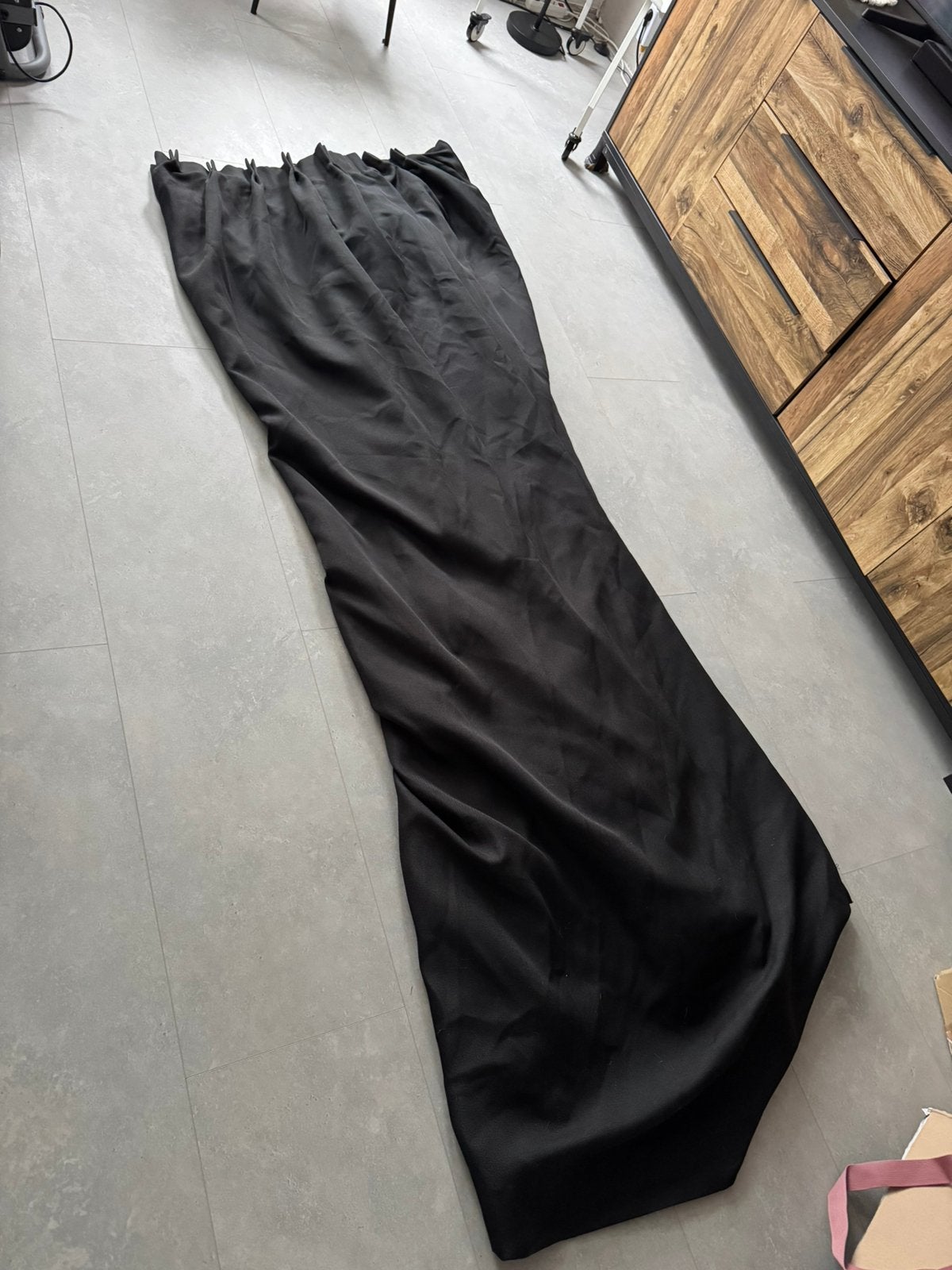 Mooi dikke zwarte gordijnen Te Koop, Ophalen of Verzenden, Zo goed als nieuw, Zwart, 200 cm of meer