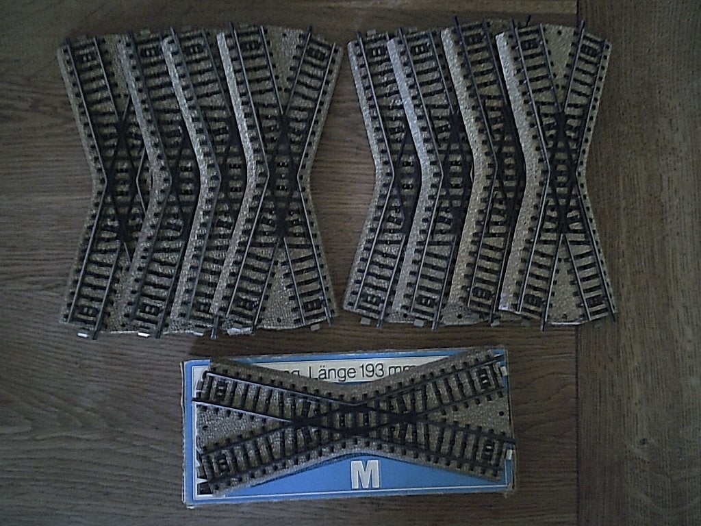 Marklin M-rails Grote kruisingen nr. 5114 (1x ovp), Wisselstroom, Gebruikt, Wagon, Ophalen of Verzenden