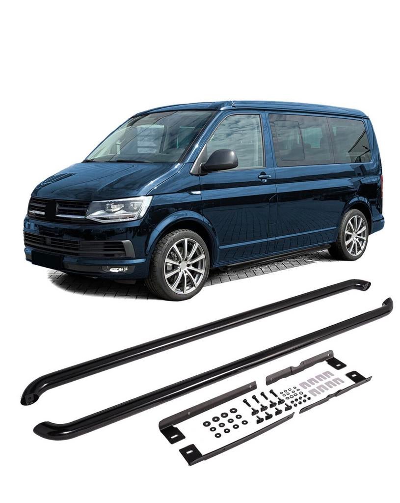 Zwarte Sidebars Transporter L2  T5 T6 T6.1, Ophalen