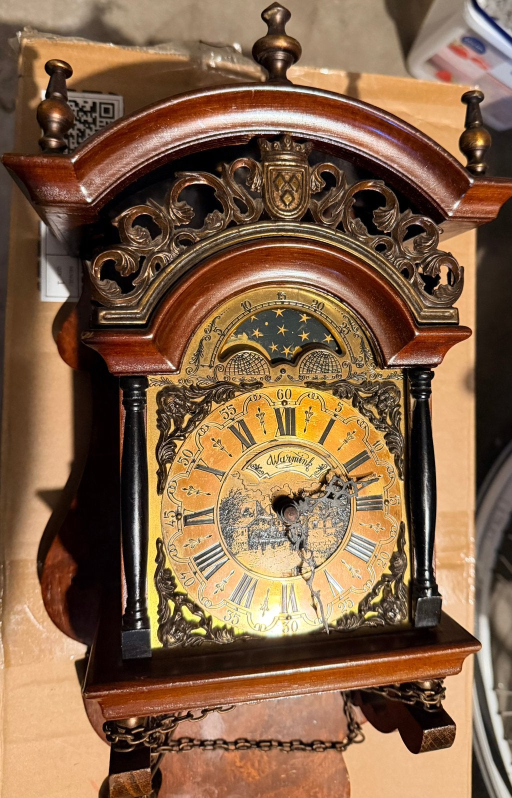 Warmink klok uurwerk antiek oud Sallander, Ophalen
