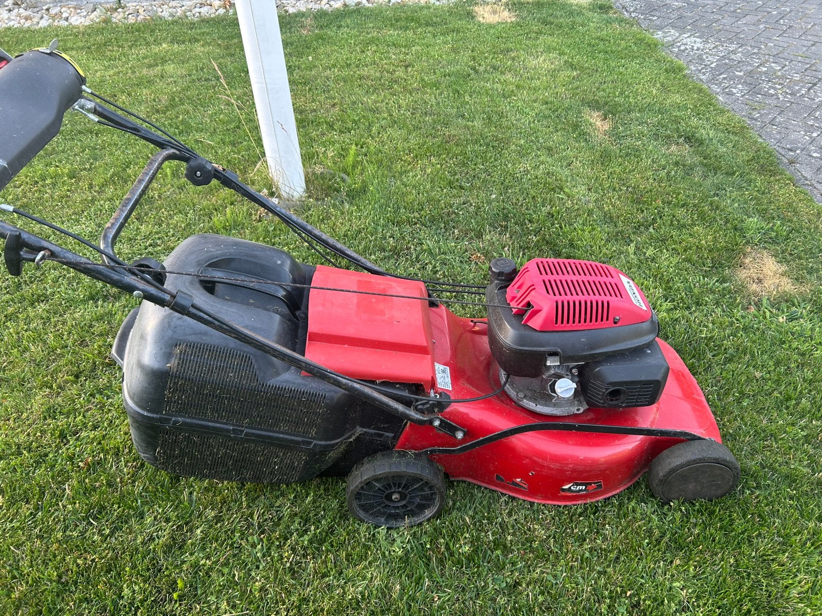 Grasmaaier Honda 48 cm, zelfrijdend, Ophalen, Cirkelmaaier, Gebruikt, Benzine-grasmaaier