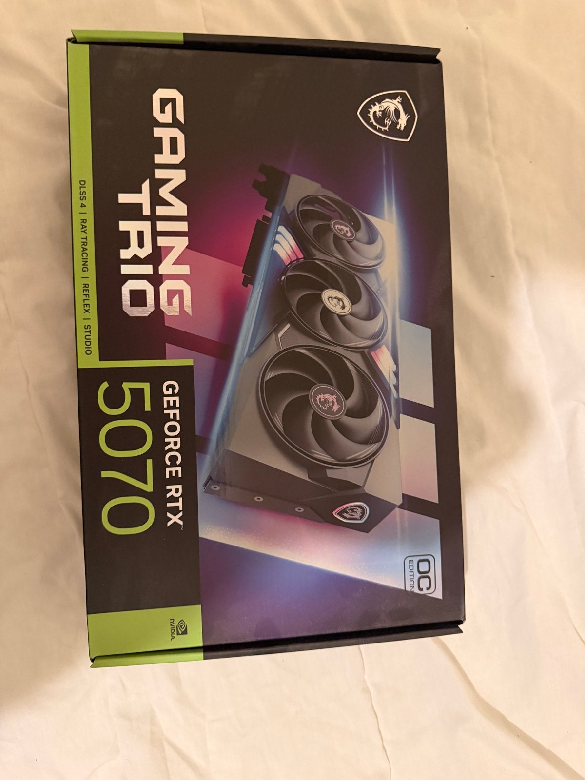 MSI GeForce RTX 5070 Gaming Trio OC Edition 12GB, Computers en Software, Videokaarten, HDMI, GDDR6, PCI-Express 4, Nieuw