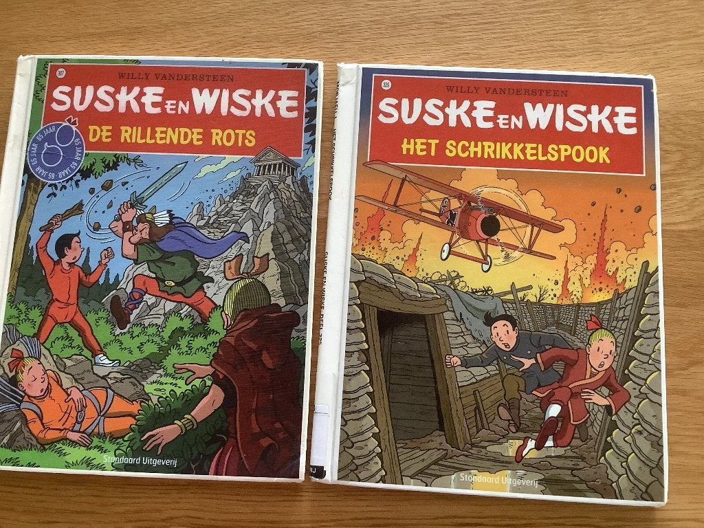 2x Suske en Wiske nr 307 en 325 harde kaft biebboek, Meerdere stripboeken, Ophalen of Verzenden, Zo goed als nieuw