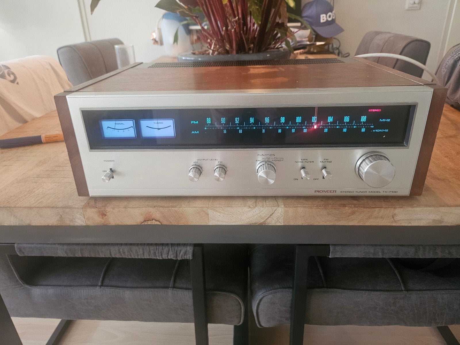 PIONEER TX-7100 PRACHTTUNER, Ophalen of Verzenden, Zo goed als nieuw, Analoog