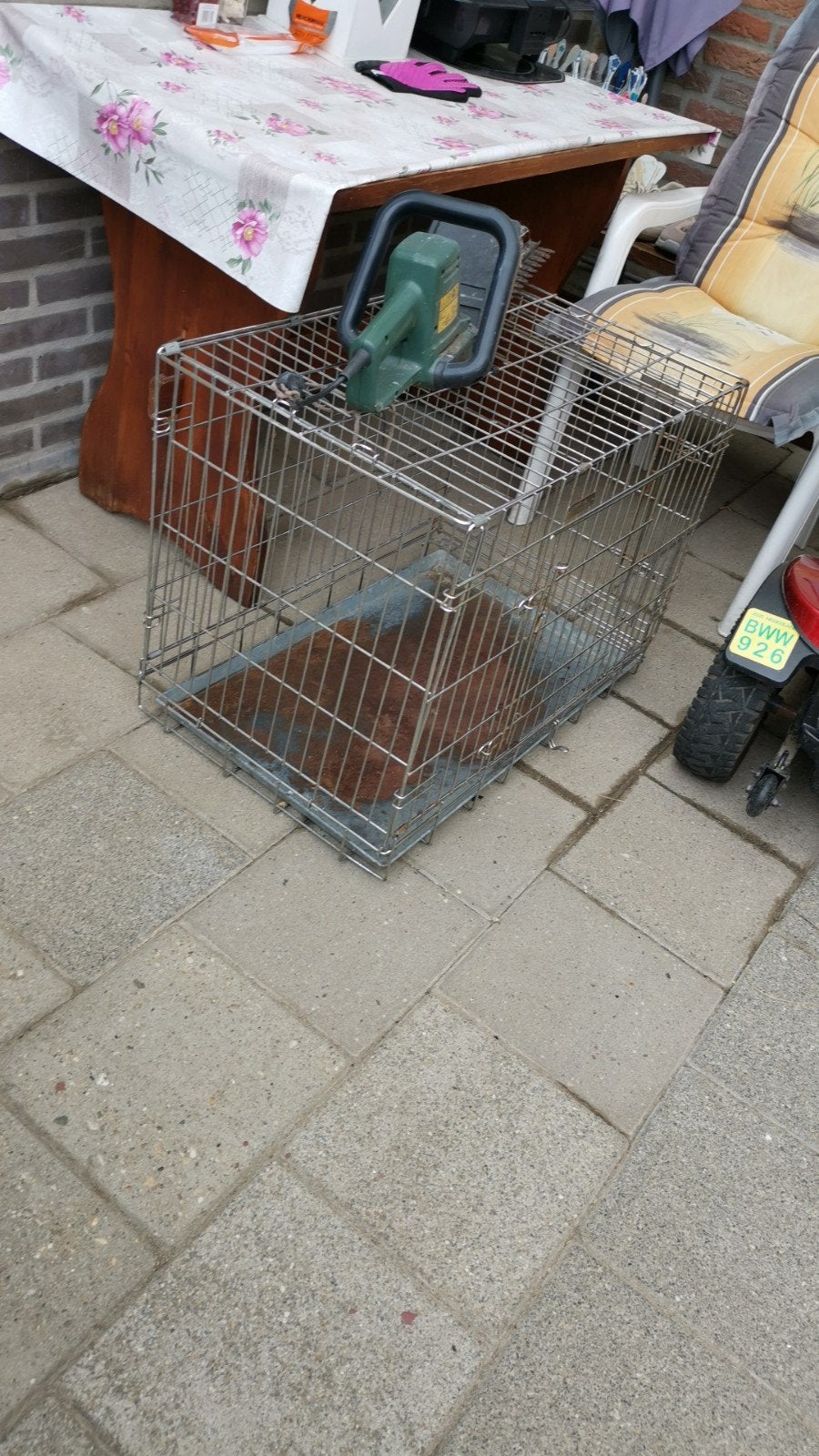 hondenbench, Ophalen, Zo goed als nieuw