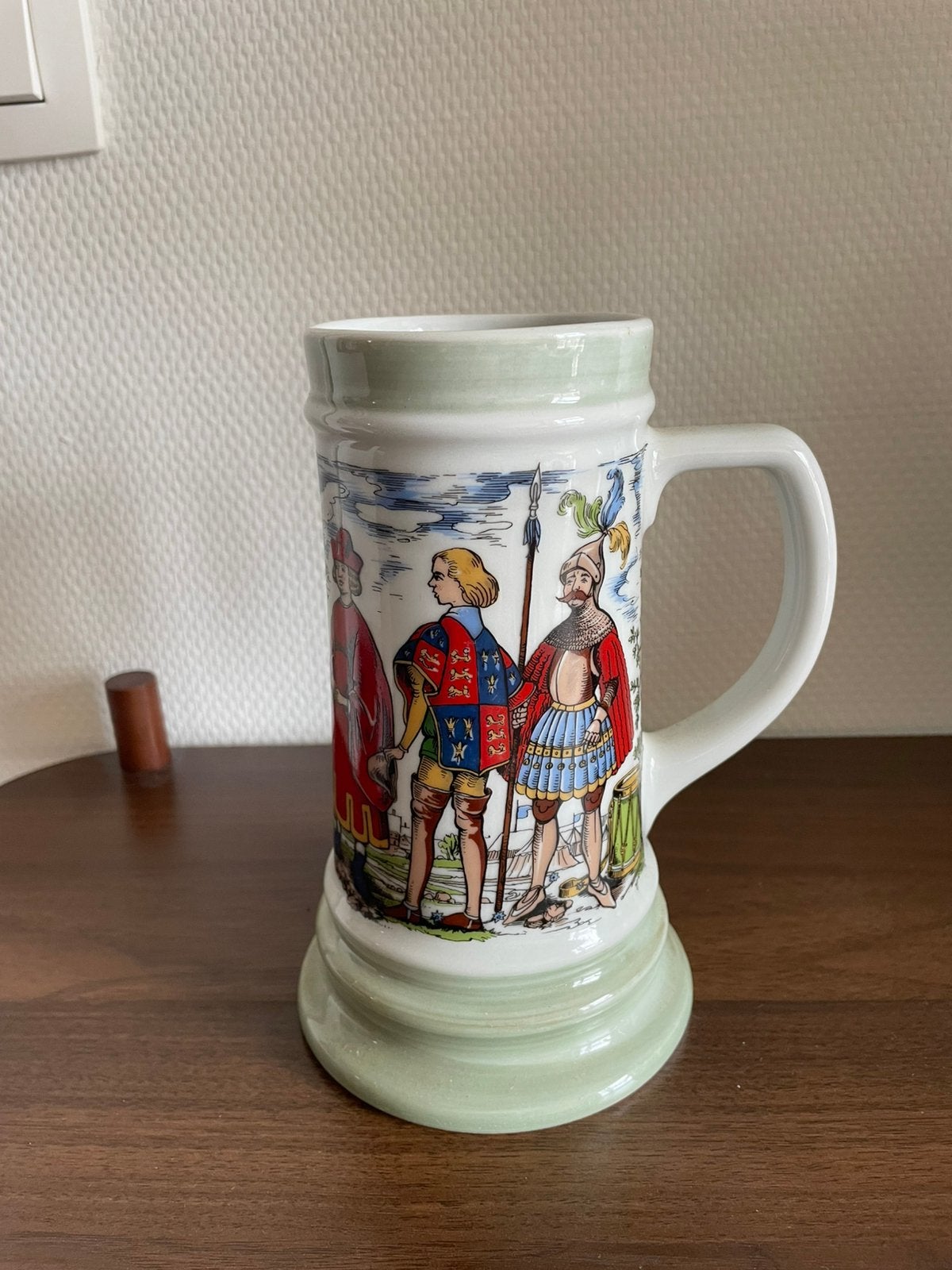 Bier pul wit met print, Verzamelen, Biermerken, Ophalen of Verzenden, Zo goed als nieuw, Pul(len), Overige merken