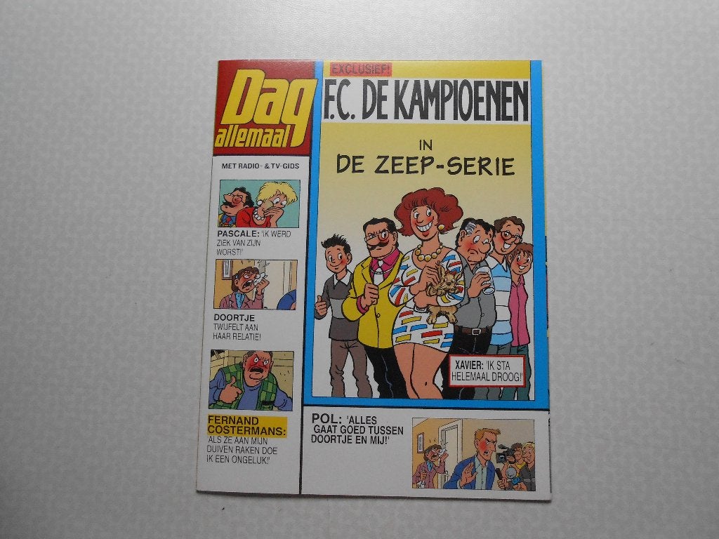 F.C. De kampioenen De zeep-serie 2005 1ste druk. Reclame., Eén stripboek, Nieuw, Hec Leemans, Ophalen of Verzenden