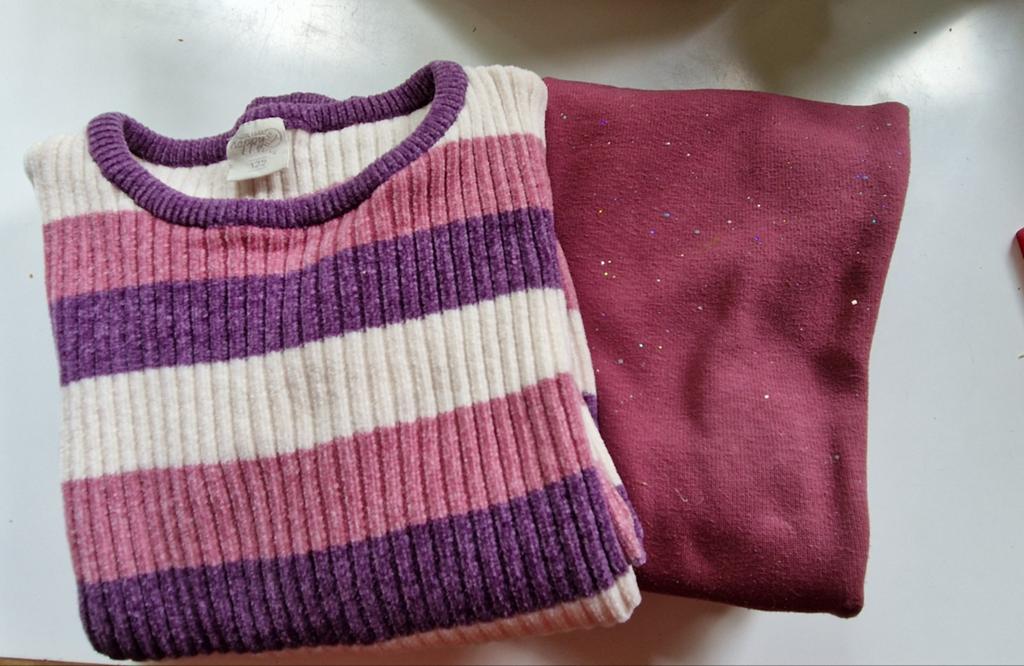 Zachte trui en glitter legging maat 116, Ophalen of Verzenden, Gebruikt, Meisje, Setje
