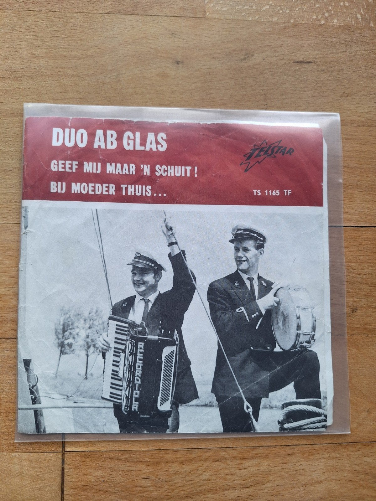 Duo Ab Glas - Geef Mij Maar 'n Schuit! / Bij Moeder Thuis..., Gebruikt, 7 inch, EP, Schlager