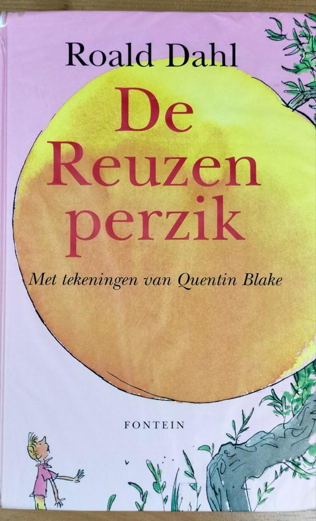 De Reuzenperzik - Roald Dahl (Geïllustreerd), Boeken, Ophalen of Verzenden, Gelezen, Roald Dahl, Fictie