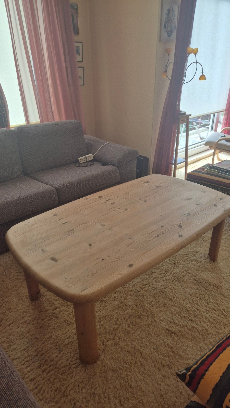 Salontafel Valhal van Woonideeën - Gezeept Grenen, Ophalen, 50 – 75, Gebruikt, Minder dan 50 cm