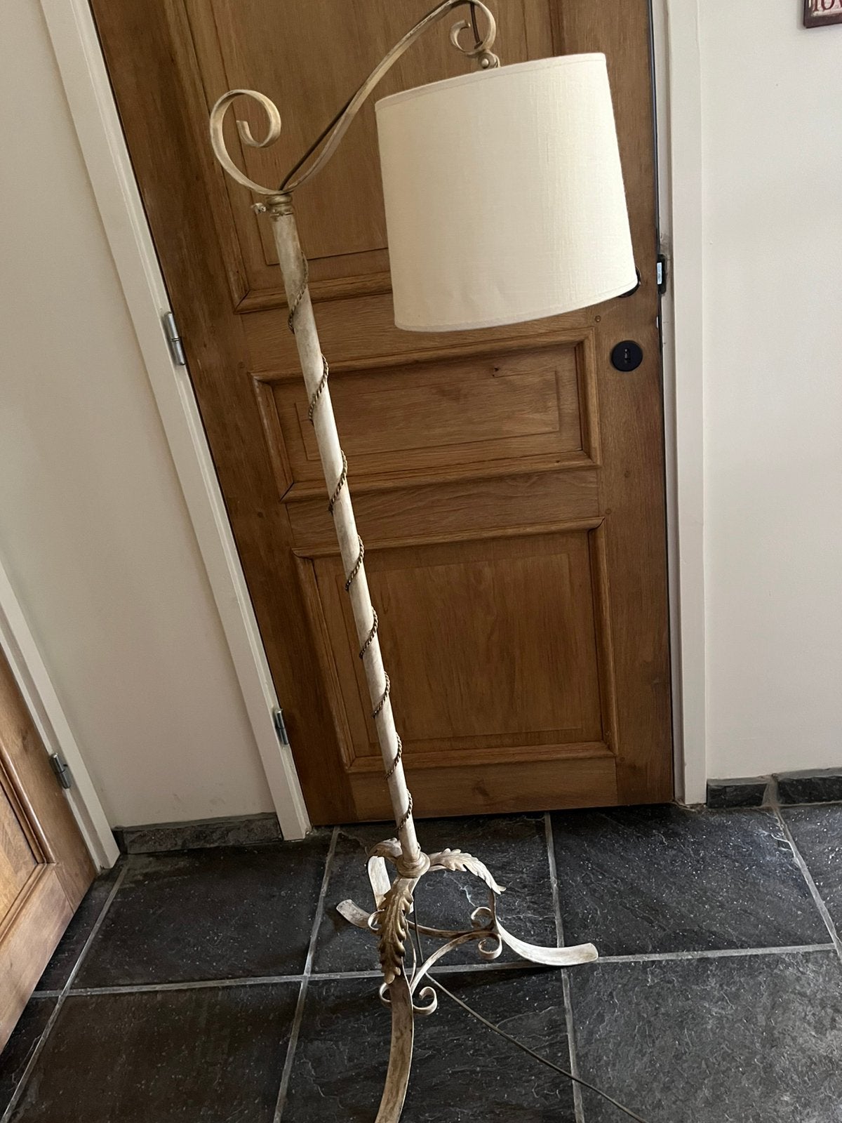 Brocante staande lamp, Ophalen, Zo goed als nieuw