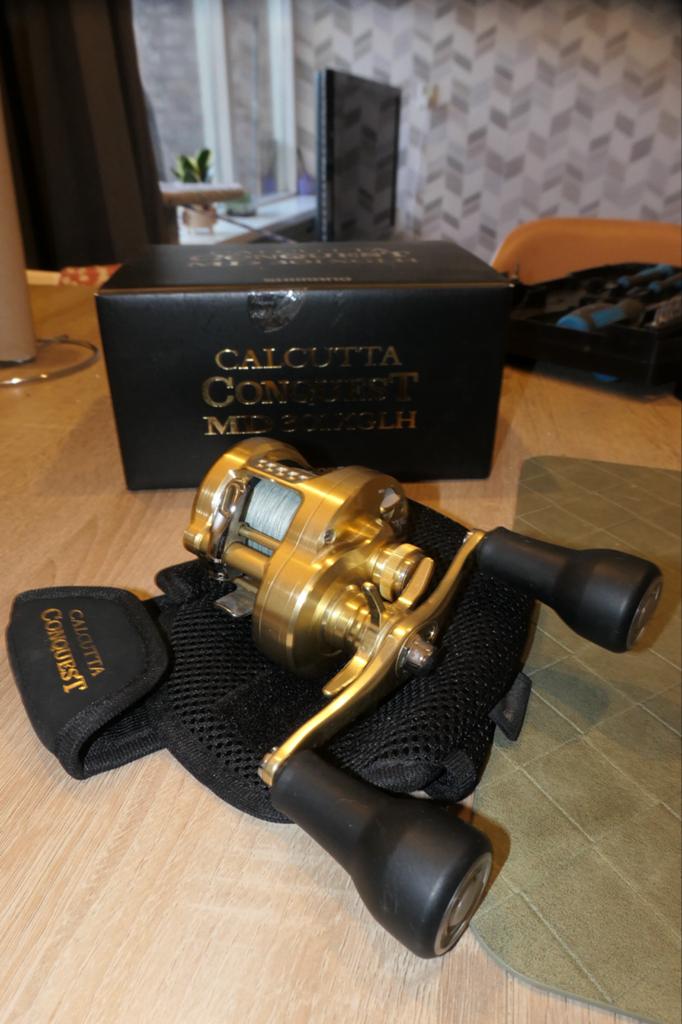 Shimano Calcutta Conquest MD 301XG LH - Zo goed als nieuw, Watersport en Boten, Ophalen of Verzenden, Zo goed als nieuw, Molen