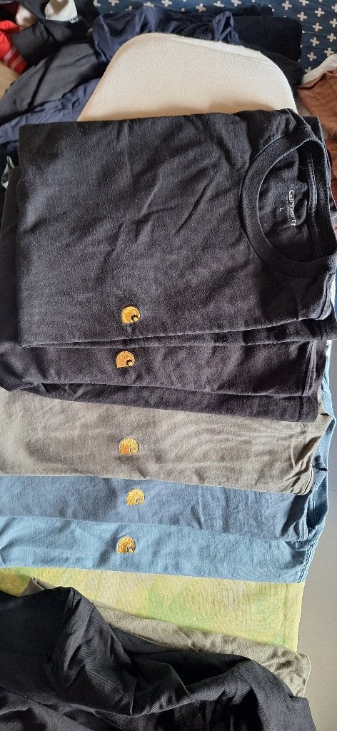 T shirt Carhartt Chase diverse kleuren, Kleding | Heren, T-shirts, Maat 52/54 (L), Overige kleuren, Carhartt, Ophalen of Verzenden