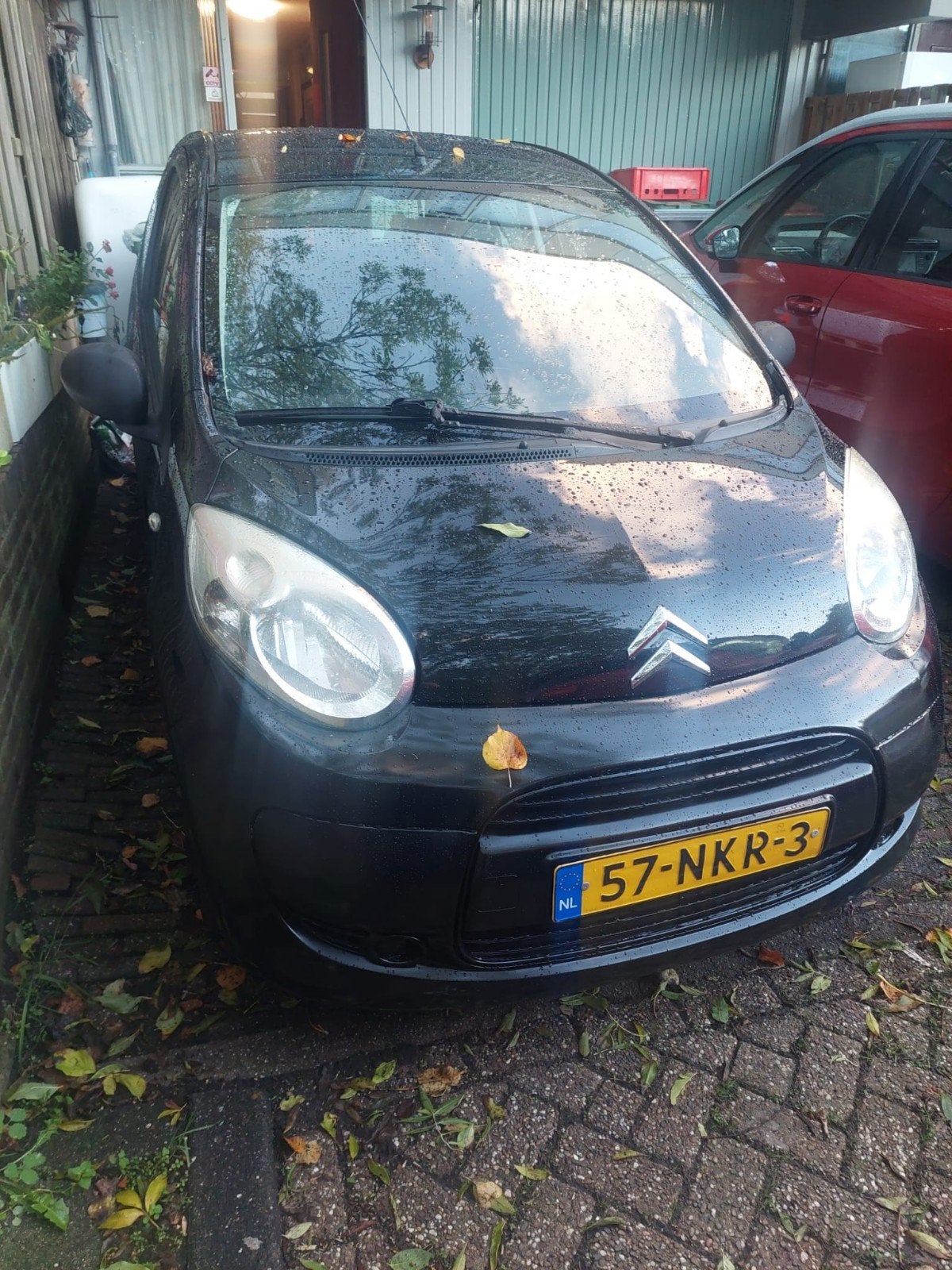 Citroën C1 1.0 3-DRS 2010 Zwart, Auto's, Voorwielaandrijving, Stof, 4 stoelen, C1