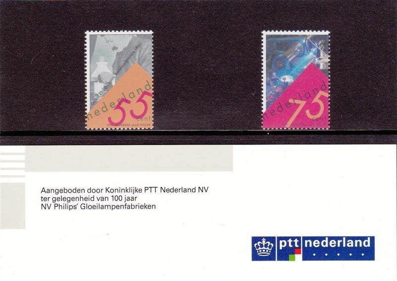 Set postzegels uitgegeven door Philips/PTT., Ophalen of Verzenden, Postfris