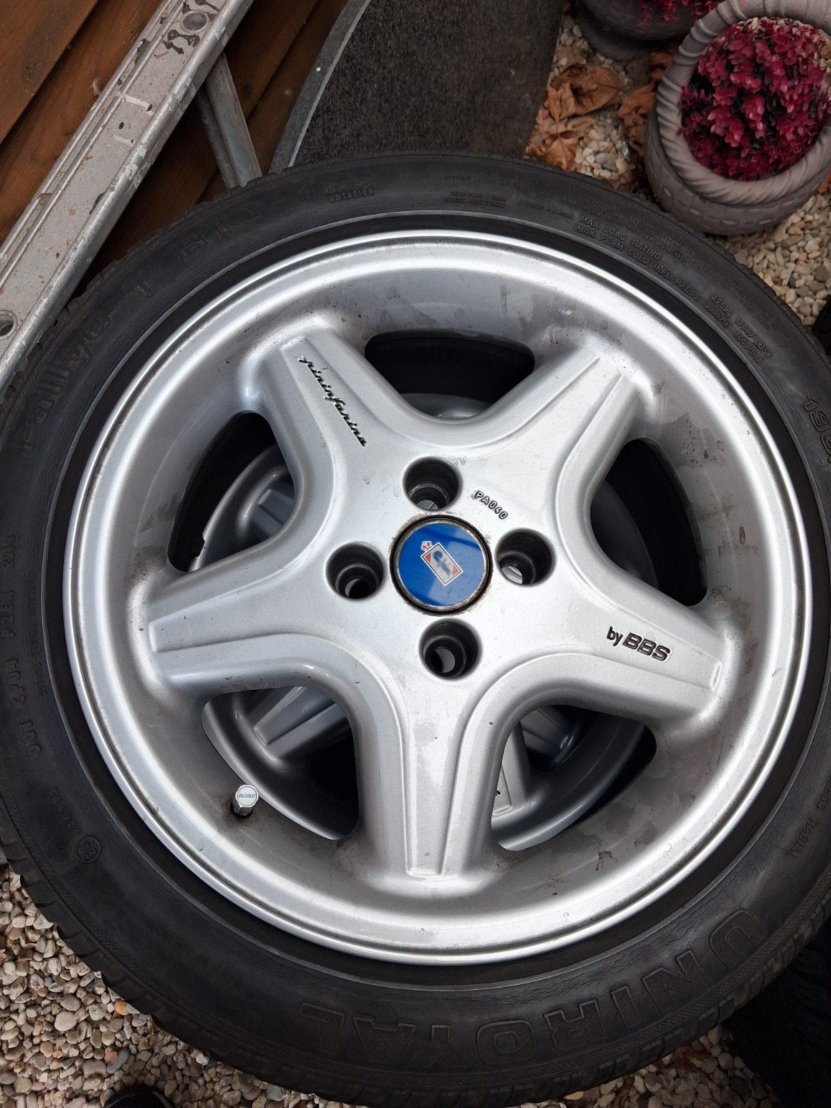Mooie Fiat sportvelgen, Ophalen, Gebruikt, 15 inch, Banden en Velgen