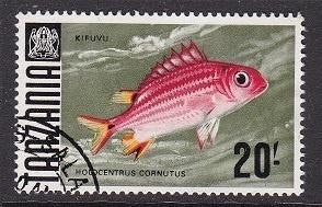 3279 - Tanzania michel 34 gestempeld , Holocentrus cornutu, Verzenden, Tanzania, Gestempeld
