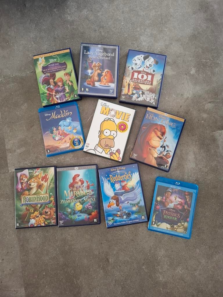 Disney dvd set, Cd's en Dvd's, VHS | Kinderen en Jeugd, Alle leeftijden, Ophalen of Verzenden, Zo goed als nieuw