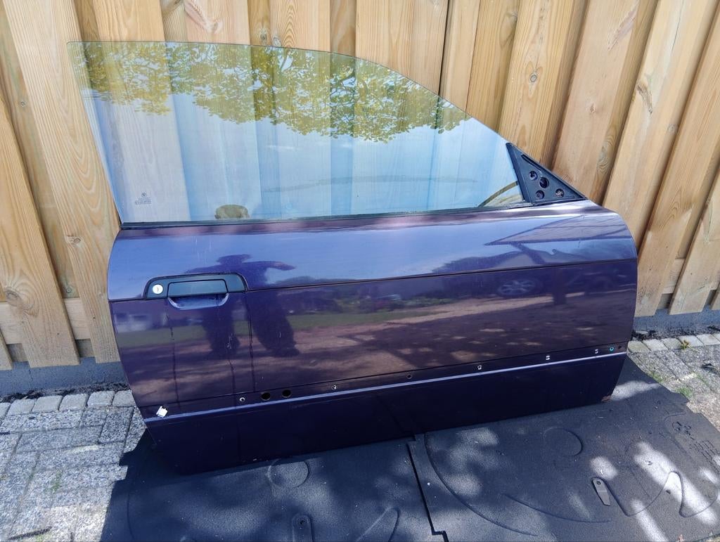 BMW E36 Coupé Cabrio Deur Rechts Voor Portier Paars, Auto-onderdelen, Ophalen, Gebruikt, Deur, BMW