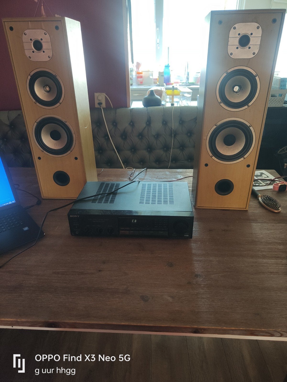 Sony STR-AV220 Control Center met D.i.k S500 speakers, Ophalen, Gebruikt, Speakerset, Sony