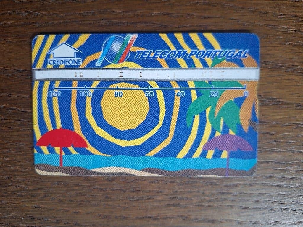 zeldzamere optische telefoonkaart Portugal, Verzenden