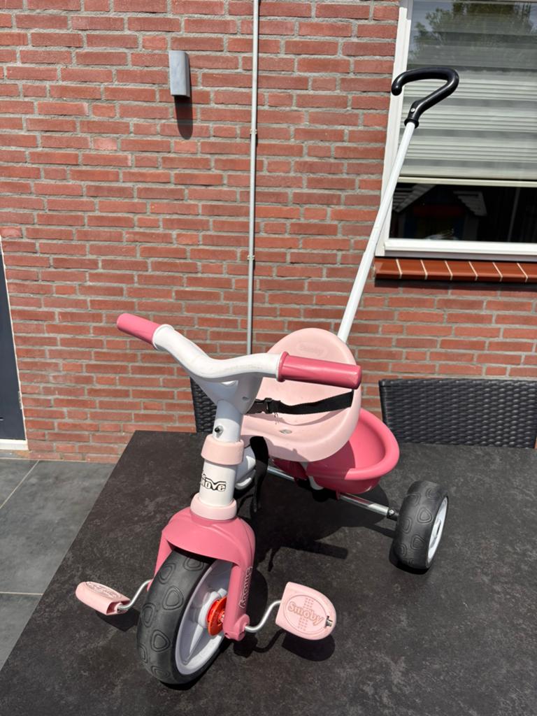 Smoby driewieler roze, Fietsen en Brommers, Fietsen | Driewielers, Ophalen, Gebruikt