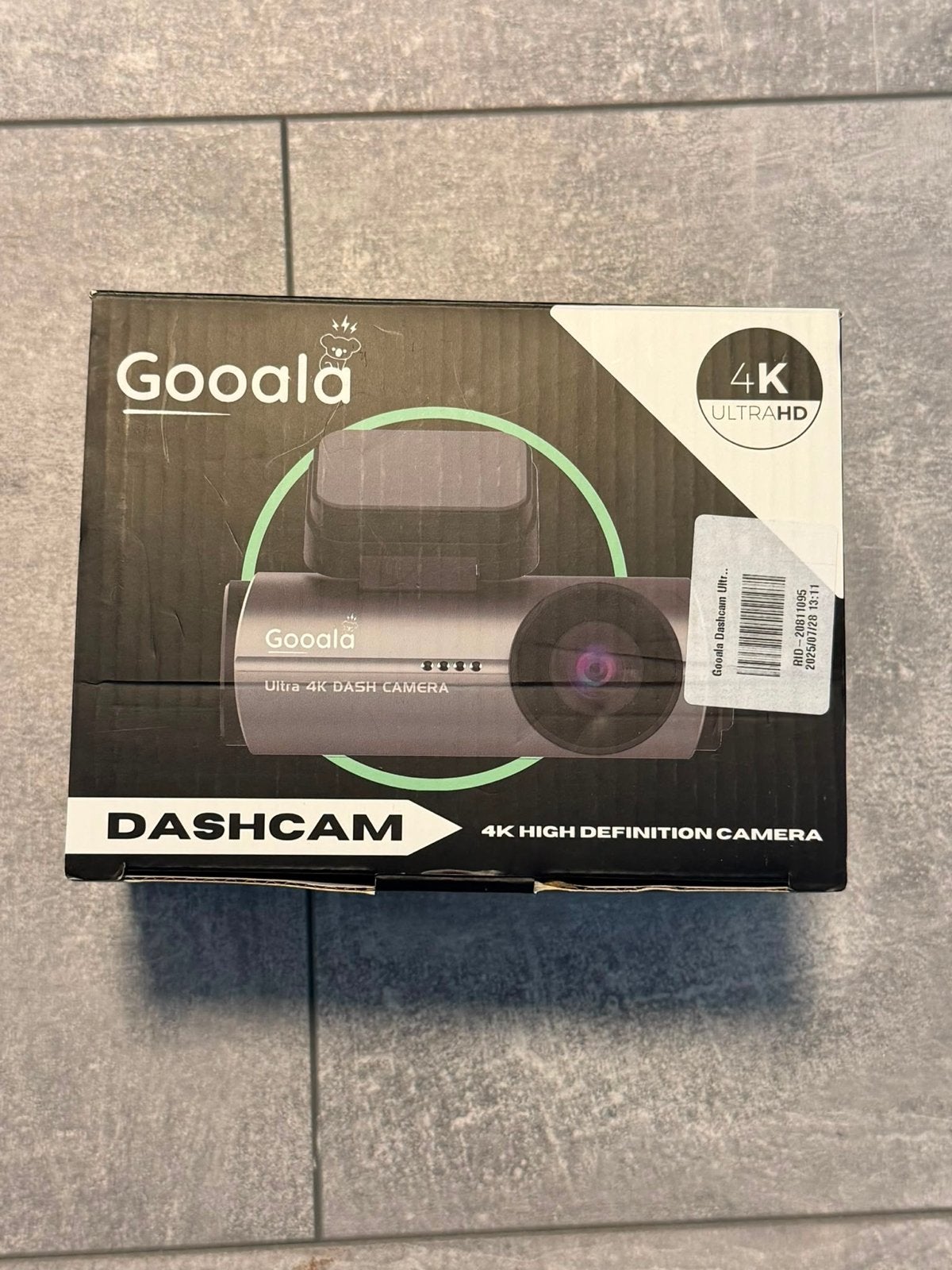Gooola 4K Ultra HD Dashcam - Nieuw in doos, Auto diversen, Dashcams, Ophalen of Verzenden, Nieuw