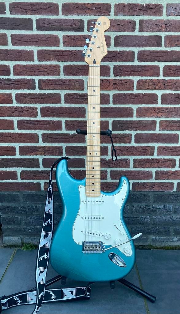 Fender Stratocaster (Player, Tidepool), Ophalen, Zo goed als nieuw, Solid body, Fender